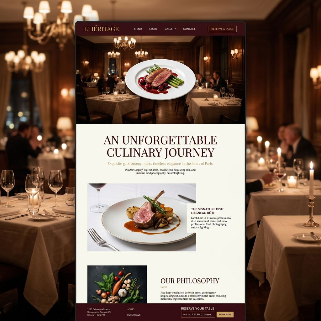 Rio Restaurant case study visual